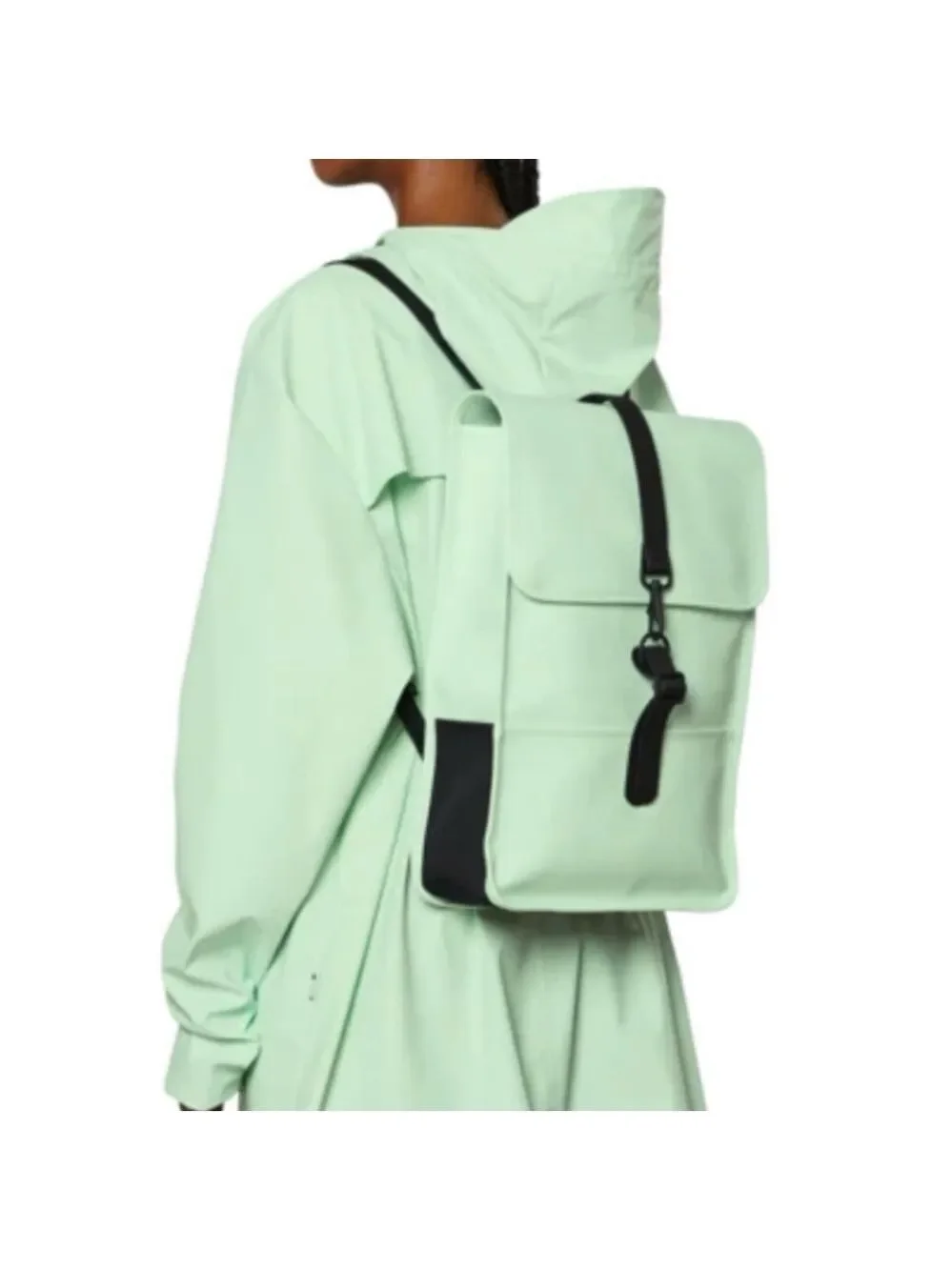 RAINS Backpack Mini - Mineral (Mint Green) NWT